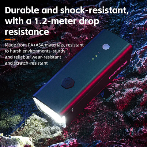 
Priekinis dviračio žibintas 260 lm + USB-C laidas 4 veikimo režimai
