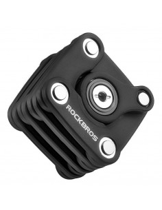 
Sulankstomo dviračio spyna su raktu - juoda
