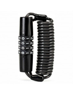 
Dviračio spyna su kodine spyna ir virve 1,5 m - juoda
