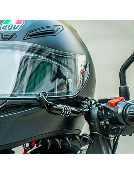 
Dviračio spyna su kodine spyna ir virve 1,5 m - juoda
