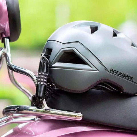 
Dviračio spyna su kodine spyna ir virve 1,5 m - juoda
