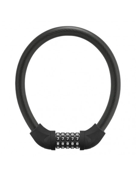 
Dviračio spyna, rato spyna, kodinė spyna, juoda
