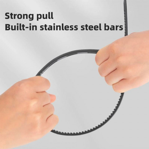 
Dviračio šalmo spyna su kodine spyna 0,5 m - juoda
