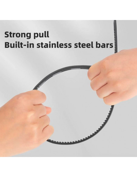 
Dviračio šalmo spyna su kodine spyna 0,5 m - juoda
