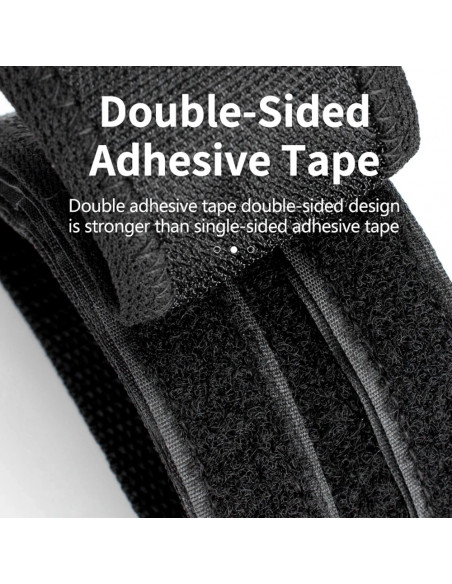 
Lengvi ir patvarūs dviračio pedalų dirželiai – juodi
