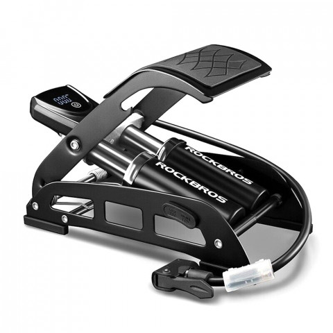 
Kojinis dviračio, automobilio, variklio, kamuolio pompa su 11 juostų ekranu - juoda
