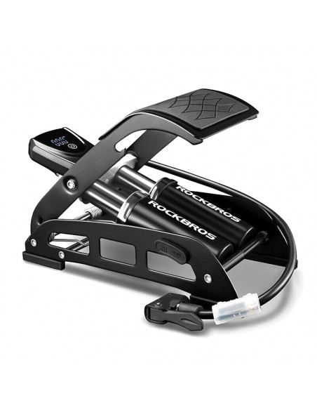 
Kojinis dviračio, automobilio, variklio, kamuolio pompa su 11 juostų ekranu - juoda
