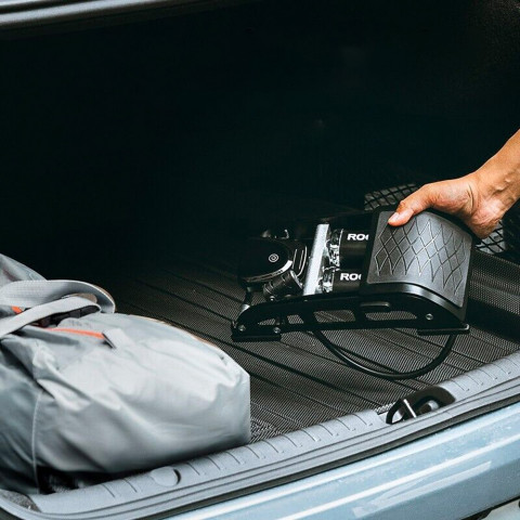 
Kojinis dviračio, automobilio, variklio, kamuolio pompa su 11 juostų ekranu - juoda
