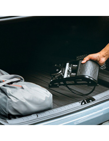 
Kojinis dviračio, automobilio, variklio, kamuolio pompa su 11 juostų ekranu - juoda
