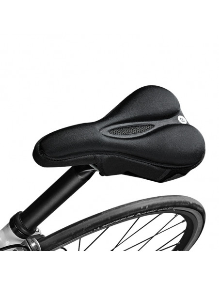 
Gelio dviračio sėdynės užvalkalas su atminties putomis, M dydis - juodas
