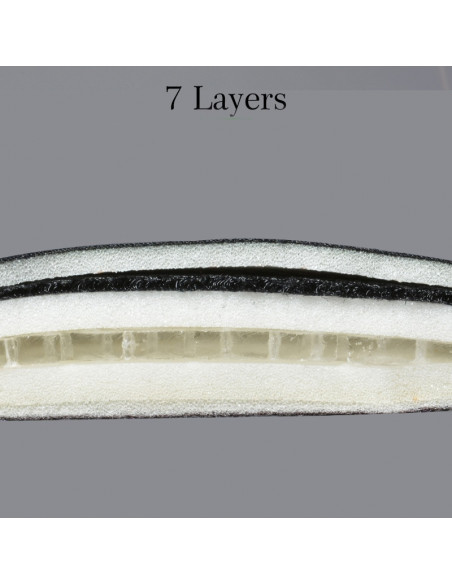 
Gelio dviračio sėdynės užvalkalas su atminties putomis, L dydis - juodas

