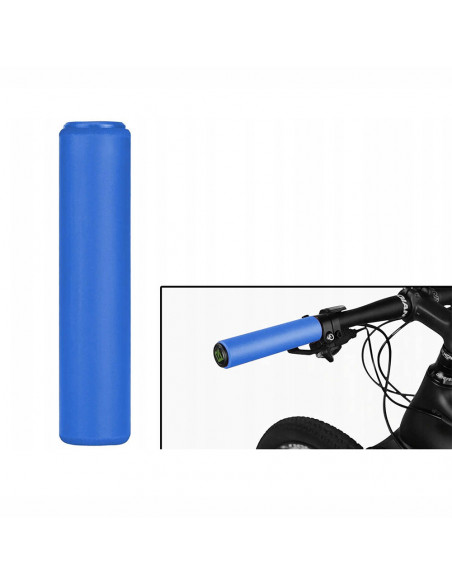 
Silikoninės putplasčio dviračių rankenos – mėlynos
