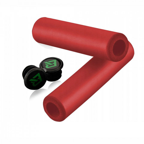 
Silikoninės putplasčio dviračių rankenos – raudonos
