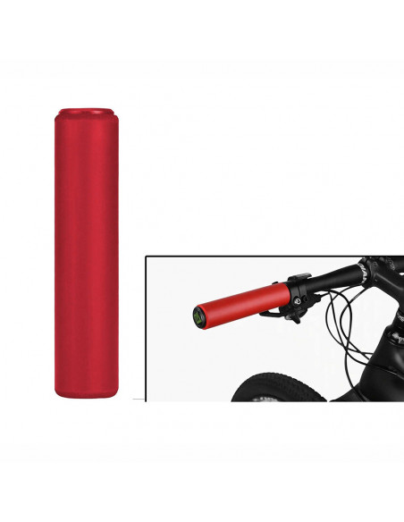 
Silikoninės putplasčio dviračių rankenos – raudonos
