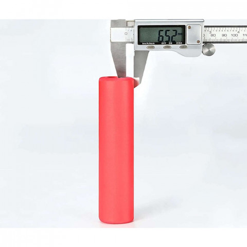 
Silikoninės putplasčio dviračių rankenos – raudonos
