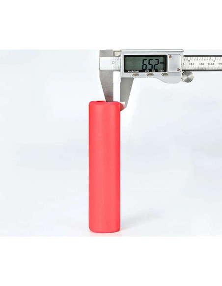 
Silikoninės putplasčio dviračių rankenos – raudonos
