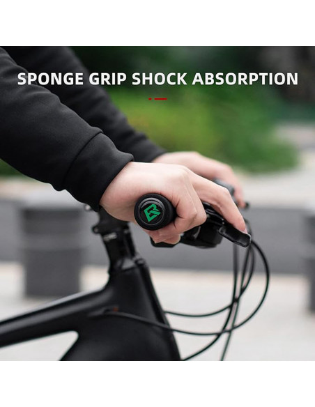 
Dviračio vairo rankenos, kempinės formos, mėlynos ir juodos spalvos
