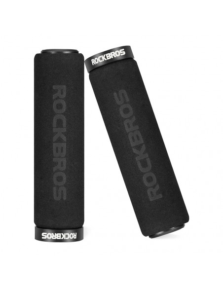 
Dviračio vairo rankenos, juodos kempinės formos
