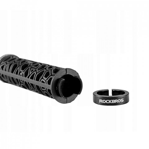
Dviračio rankenos, guminės, lipnios, 22 mm skersmens, juodos
