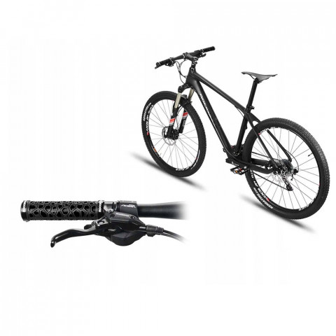 
Dviračio rankenos, guminės, lipnios, 22 mm skersmens, juodos
