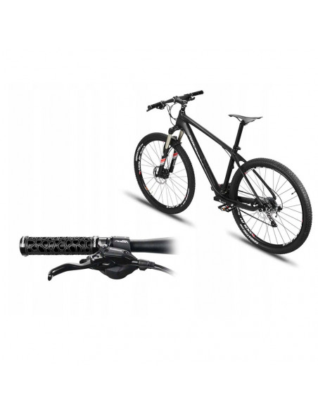 
Dviračio rankenos, guminės, lipnios, 22 mm skersmens, juodos
