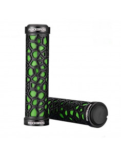 
Dviračio rankenos, guminės, 22 mm skersmens, juodos ir žalios
