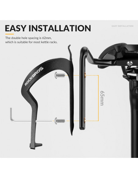 
Daugiafunkcis dviračio balnelio krepšio stabilizatorius - juodas
