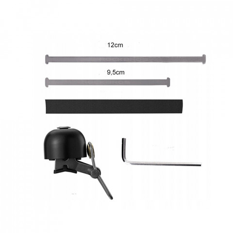 
Retro dviračio skambutis – juodas
