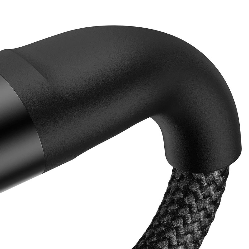 Flash Series II USB-C laidas iPhone Lightning microUSB 100W 1,5m juodas
