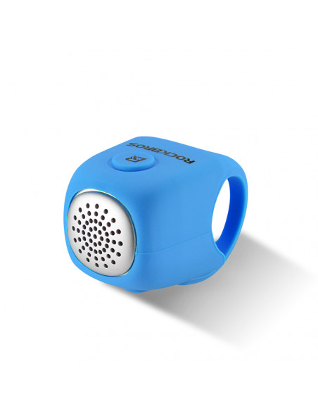 
Elektroninis dviračio skambutis silikoniniame korpuse - mėlynas
