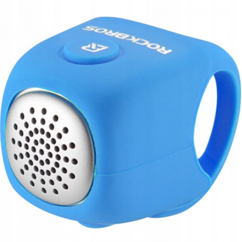 
Elektroninis dviračio skambutis silikoniniame korpuse - mėlynas
