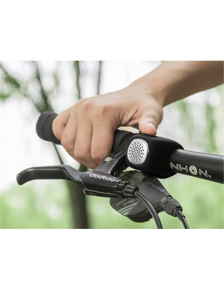 
Elektroninis dviračio skambutis silikoniniame korpuse - juodas
