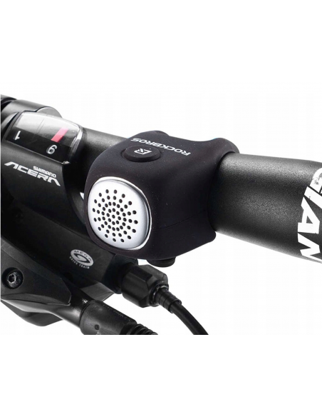 
Elektroninis dviračio skambutis silikoniniame korpuse - juodas
