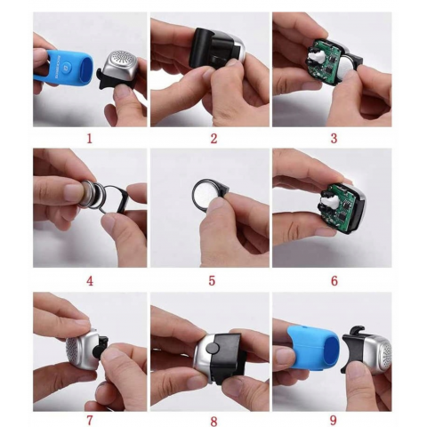 
Elektroninis dviračio skambutis silikoniniame korpuse - juodas
