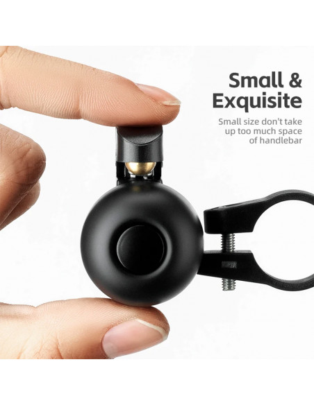 
Dviračio skambutis dešinei vairo pusei - juodas
