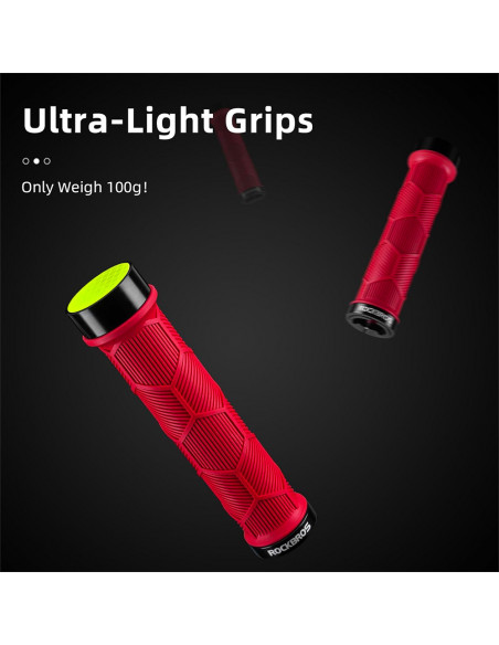 
TPR dviračio rankenos su atšvaitu – raudonos
