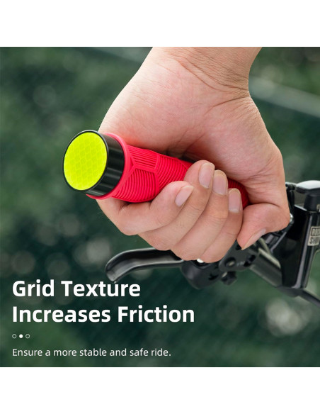 
TPR dviračio rankenos su atšvaitu – raudonos
