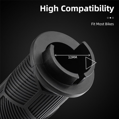 
TPR dviračio rankenos su atšvaitu – žalios
