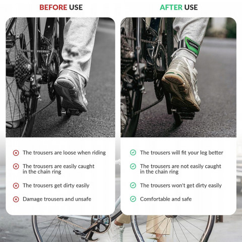 
Šviesą atspindinti juosta dviračiui, kojai, rankai, kuprinei - žalia
