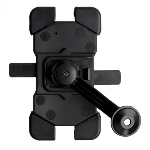 
360° besisukantis motociklo telefono laikiklis 4,5–7,2 colio – juodas
