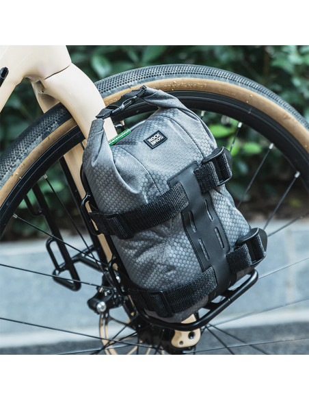 
Dviračių laikiklis krepšiams ant dviračio šakės - juodas
