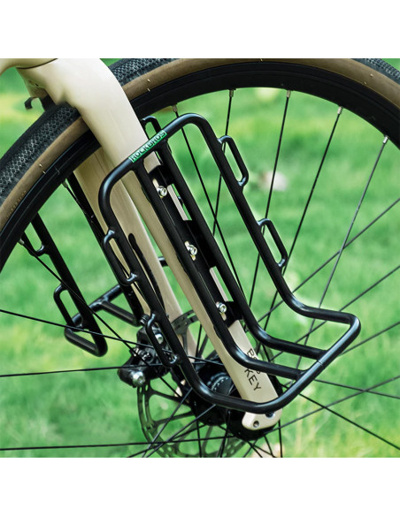 
Dviračių laikiklis krepšiams ant dviračio šakės - juodas

