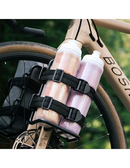 
Dviračių laikiklis krepšiams ant dviračio šakės - juodas
