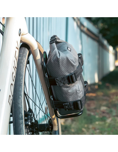 
Dviračių laikiklis krepšiams ant dviračio šakės - juodas
