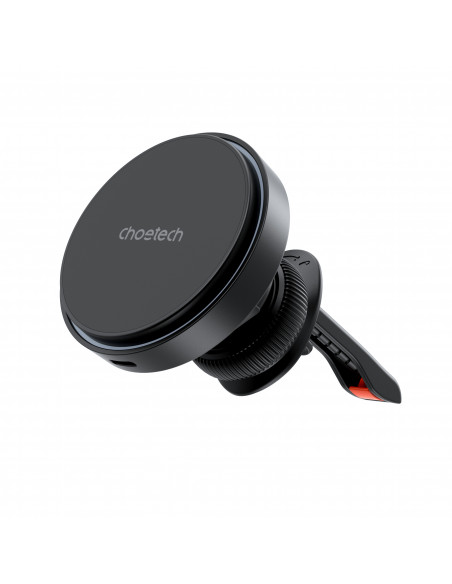 
Magnetinis laikiklis su 15 W indukciniu įkrovikliu oro išleidimo angai - juodas
