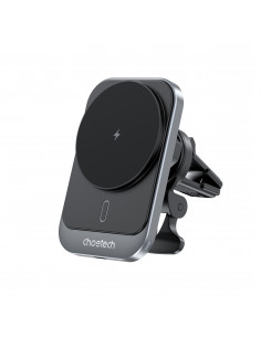 
Automobilinis laikiklis su 15 W indukciniu įkrovikliu, skirtas oro išleidimo angai – juodas
