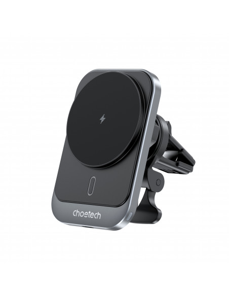 
Automobilinis laikiklis su 15 W indukciniu įkrovikliu, skirtas oro išleidimo angai – juodas
