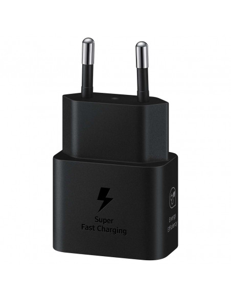 
„Samsung GaN USB-C“ 25 W SFC sieninis įkroviklis, juodas
