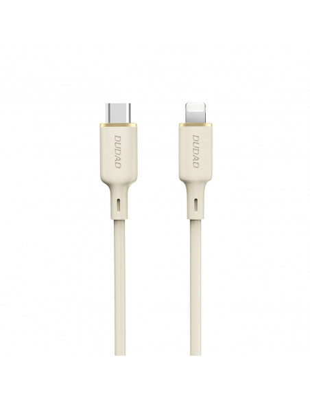 
SR sustiprintas laidas, skirtas iPhone USB-C - Lightning, 30W, 1m, smėlio spalvos
