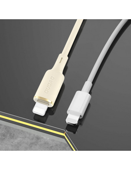 
SR sustiprintas laidas, skirtas iPhone USB-C - Lightning, 30W, 1m, smėlio spalvos
